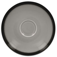 Блюдце круглое серое D 17 см, Lea, Rak Porcelain