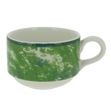 Чашка круглая штабелируемая зеленая 230 мл, Peppery, Rak Porcelain