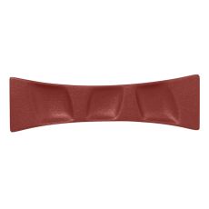 Тарелка прямоугольная 3 секционная 32x9,4 см, NeoFusion Magma, Rak Porcelain