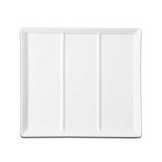 Тарелка прямоугольная 3-секционная 19x17 см, Minimax, Rak Porcelain