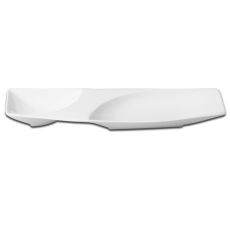 Тарелка прямоугольная 2-секционная 42x11 см, Mazza, Rak Porcelain