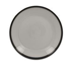 Тарелка круглая плоская серая D 21 см, Lea, Rak Porcelain