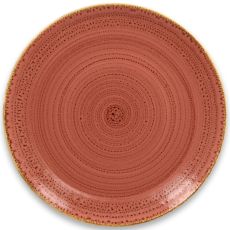 Тарелка "Coupe" круглая плоская D 31 см, Coral TWIRL, Rak Porcelain