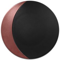 Тарелка круглая плоская с бронзовым бортом D 31 см, Metalfusion, Rak Porcelain