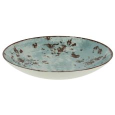 Тарелка Coupe круглая глубокая голубая D 30 см, Peppery, Rak Porcelain