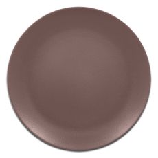 Тарелка круглая плоская коричневая D 27 см, NeoFusion Mellow, Rak Porcelain