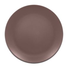 Тарелка круглая плоская коричневая D 21 см, NeoFusion Mellow, Rak Porcelain