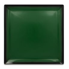 Тарелка квадратная плоская зеленая 30x30 см, Lea, Rak Porcelain