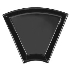 Тарелка черная сегмент плоская 30x26 см, B.Concept, Rak Porcelain