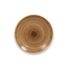 Тарелка "Coupe" круглая плоская D 18 см, Shell TWIRL, Rak Porcelain