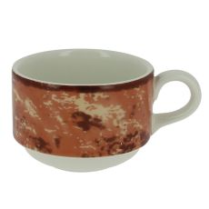 Чашка круглая штабелируемая коричневая 230 мл, Peppery, Rak Porcelain
