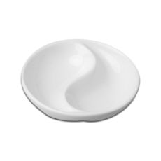 Тарелка/менажница круглая с разделением на 2 части D 10 см, Minimax, Rak Porcelain