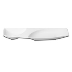 Тарелка прямоугольная 2-секционная 32x10 см, Mazza, Rak Porcelain
