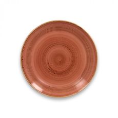 Тарелка "Coupe" круглая плоская D 21 см, Coral TWIRL, Rak Porcelain