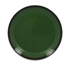 Тарелка круглая плоская зеленая D 27 см, Lea, Rak Porcelain