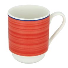 Кружка красная 300 мл, Bahamas 2, Rak Porcelain