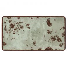 Тарелка прямоугольная плоская серая 33x18 см, Peppery, Rak Porcelain