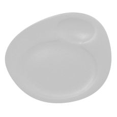 Тарелка для подачи с 2 зонами 32x26,5 см, NeoFusion Sand, Rak Porcelain