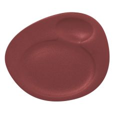 Тарелка для подачи с 2 зонами 32x26,5 см, NeoFusion Magma, Rak Porcelain