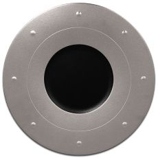 Тарелка круглая плоская с серебряным бортом D 31 см, Metalfusion, Rak Porcelain