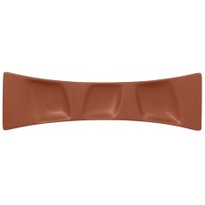 Тарелка прямоугольная 3 секционная 32x9,4 см, NeoFusion Terra, Rak Porcelain