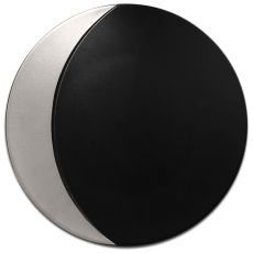 Тарелка круглая плоская с серебряным бортом D 31 см, Metalfusion, Rak Porcelain