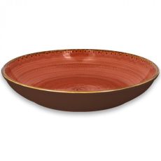 Тарелка "Coupe" круглая глубокая D 36 см, 3,6 л, Coral TWIRL, Rak Porcelain