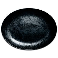 Тарелка овальная плоская 36x27 см, Karbon, Rak Porcelain