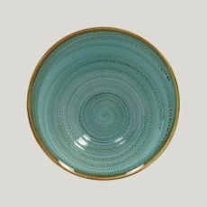 Ассиметричная тарелка Twirl Lagoon 650 мл, 22*9 см, RAK Porcelain