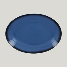Блюдо овальное LEA Blue 26 см, синий цвет, RAK Porcelain