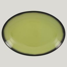 Блюдо овальное LEA Light green 32 см, зеленый цвет, RAK Porcelain