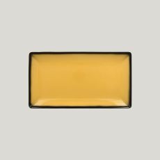 Блюдо прямоугольное LEA Yellow 33,5 см, желтый цвет, RAK Porcelain