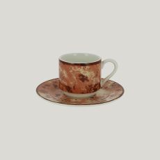 Блюдце Peppery для чашки 13 см, h 1,7 см, красный цвет, RAK Porcelain