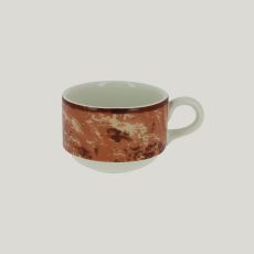 Чашка Peppery круглая штабелируемая 230 мл, красный цвет, RAK Porcelain