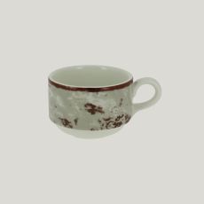 Чашка Peppery круглая штабелируемая 230 мл, серый цвет, RAK Porcelain