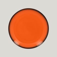 Тарелка круглая LEA Orange 24 см, оранжевый цвет, RAK Porcelain