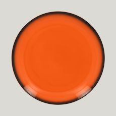 Тарелка круглая LEA Orange 27 см, оранжевый цвет, RAK Porcelain