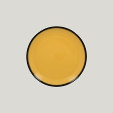 Тарелка круглая LEA Yellow 18 см, желтый цвет, RAK Porcelain