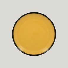 Тарелка круглая LEA Yellow 29 см, желтый цвет, RAK Porcelain