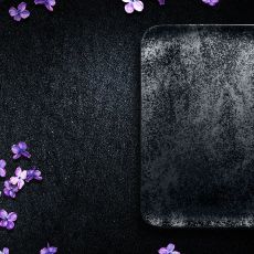 Тарелка квадратная плоская Karbon 33*33 см, RAK Porcelain