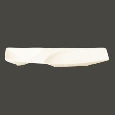Тарелка Mazza прямоугольная, 2 секции, 42*11 см, RAK Porcelain