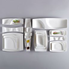 Тарелка Mazza прямоугольная, 3 секции, 26*7,5 см, RAK Porcelain