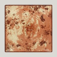 Тарелка Peppery квадратная плоская 25*25 см, красный цвет, RAK Porcelain