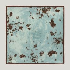 Тарелка Peppery квадратная плоская 27*27 см, голубой цвет, RAK Porcelain