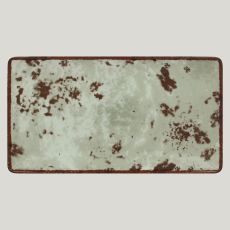Тарелка Peppery прямоугольная плоская 33,5*18 см, серый цвет, RAK Porcelain