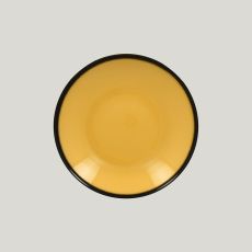 Тарелка-салатник LEA Yellow 26 см, высота 5 см, 1,2 л, желтый цвет, RAK Porcelain