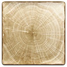 Тарелка квадратная плоская зеленая 30,2x30,2 см, WoodArt, Rak Porcelain