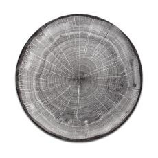 Тарелка "Coupe" круглая плоская серая D 15 см, WoodArt, Rak Porcelain