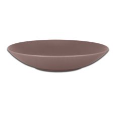 Тарелка "Coupe" круглая глубокая коричневая D 23 см, NeoFusion Mellow, Rak Porcelain