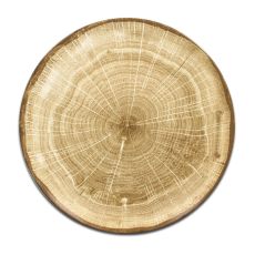 Тарелка "Coupe" круглая плоская зеленая D 21 см, WoodArt, Rak Porcelain